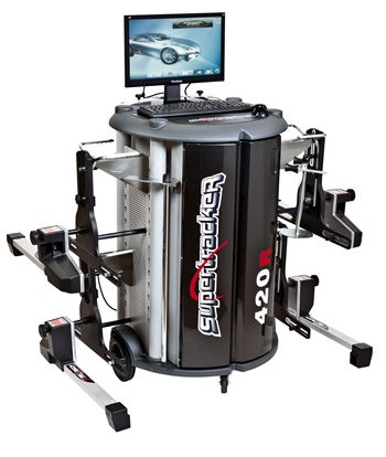 3D wheel alignment Supertracker machine